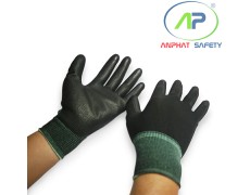 Găng tay phủ PU bàn tay (Màu đen)